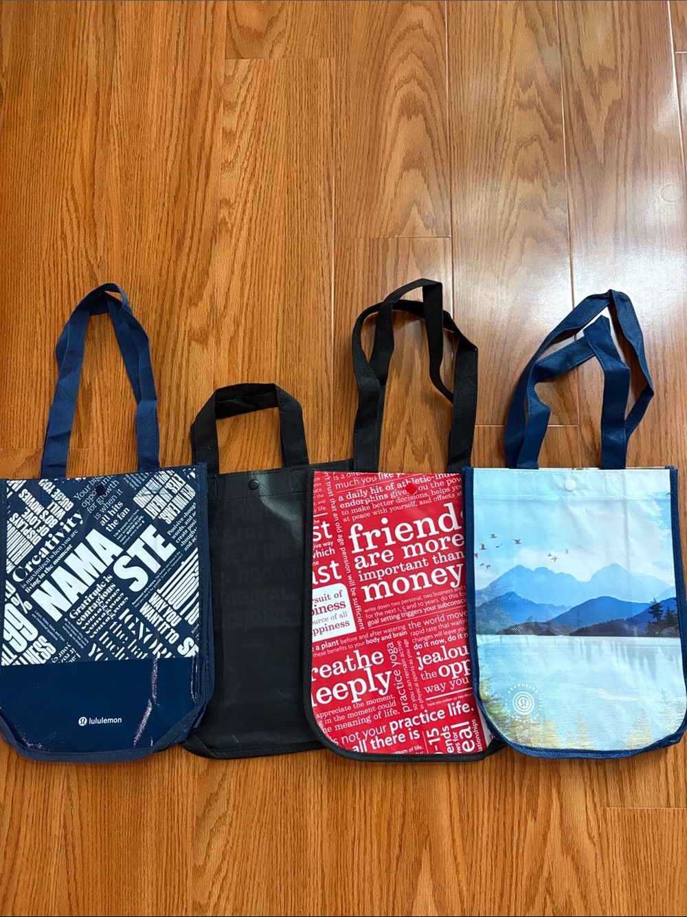 Set of 4 Lululemon Tote Bags Various Designs